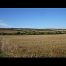 Das sanft hügelige Gelände im Anschluss an das Gebirge